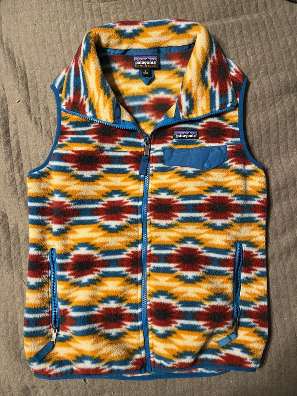 Patagonia Multicolor Southwestern Synchilla Fleece Vest